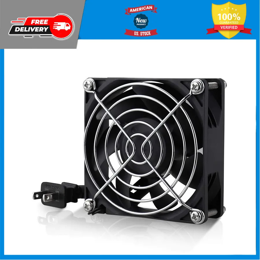 Wathai 80mm EC Axial Fan AC 110V 120V Brushless Cooling Fan 80mm x 25mm