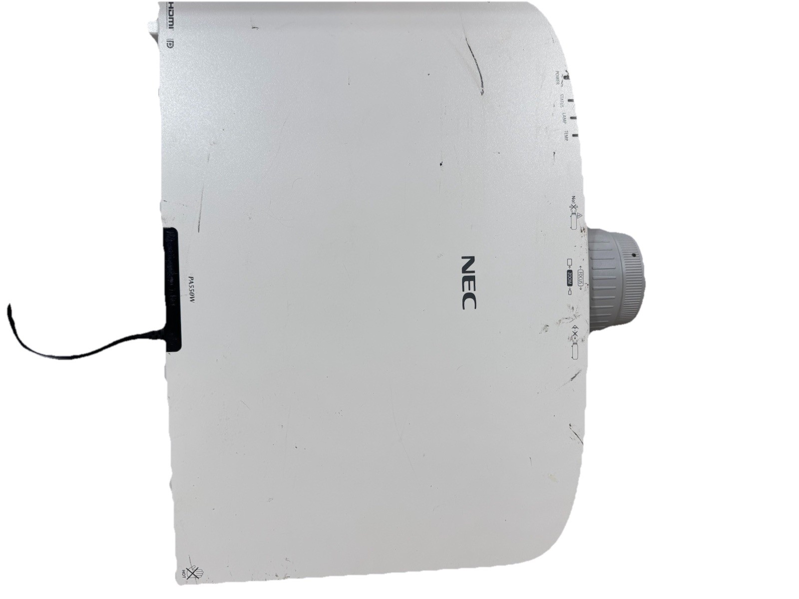 NEC NP-PA550W 3LCD WXGA Projector 5500 Lumens Tested For Power