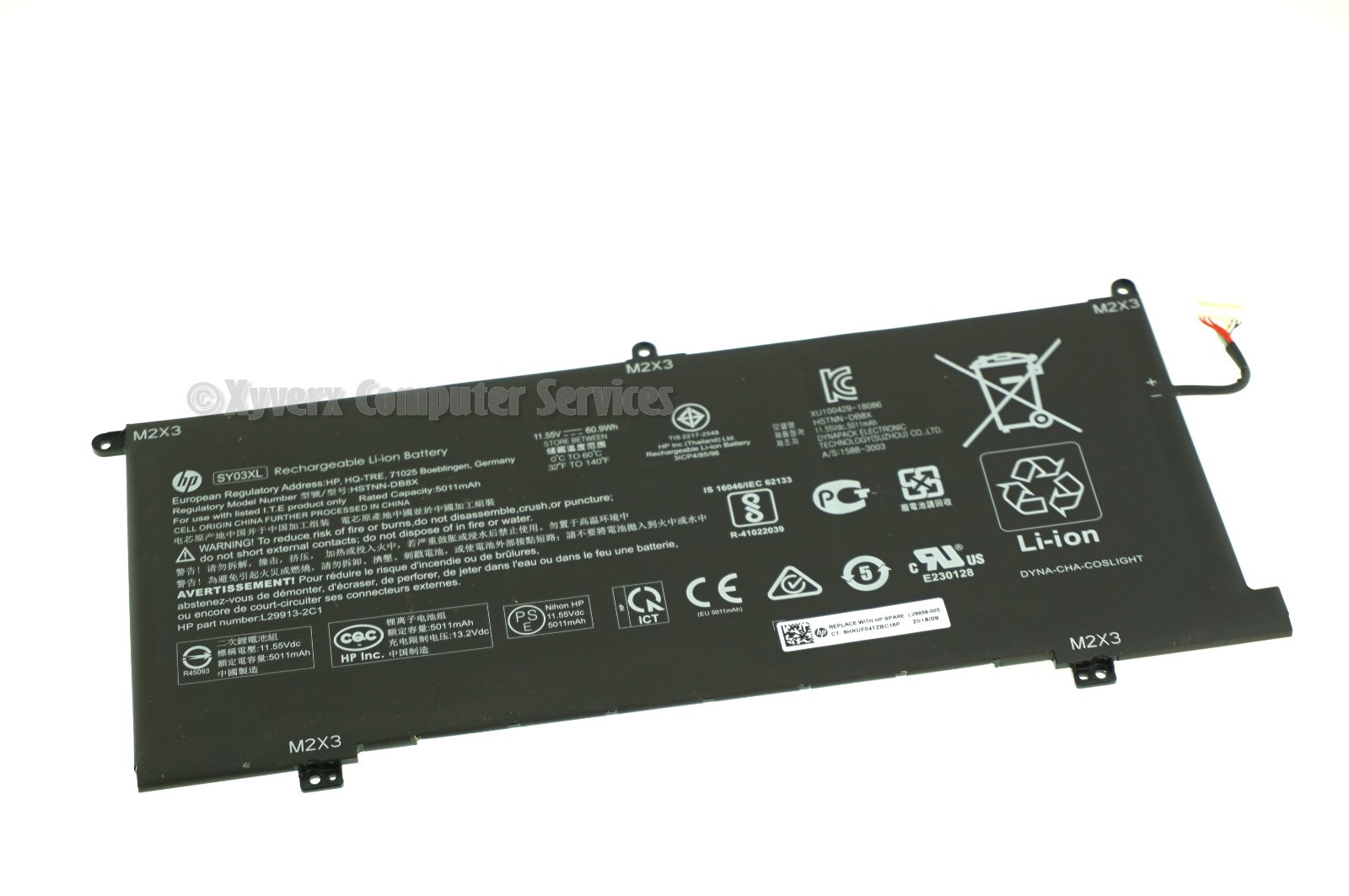 L29959-005 SY03XL GENUINE HP BATTERY 11.55V 60.9WH 14-DA 14-DA0012DX (A)(DD12)