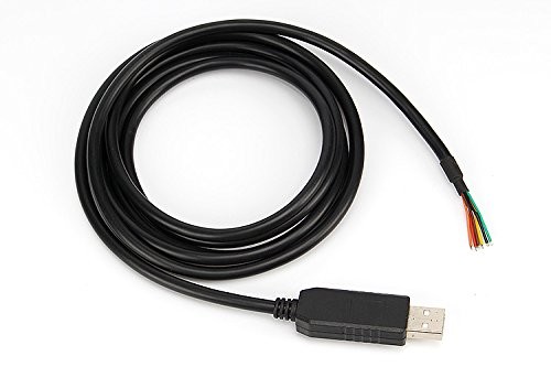 FT232RL USB to TTL Serial Cable 6ft 1.8m 5V Wire End Adapter for Microcontrol...