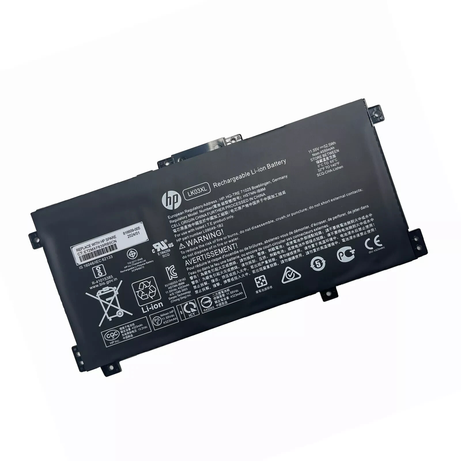 Genuine OEM LK03XL Battery HP ENVY X360 15-BP 15-CR 15-CP 15-CN 17-CE L09911-141