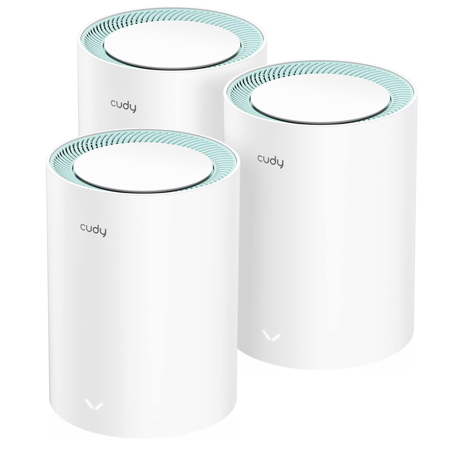 Cudy M1300 3-Pack AC1200 Gigabit Whole Mesh WiFi System, Dual black or white