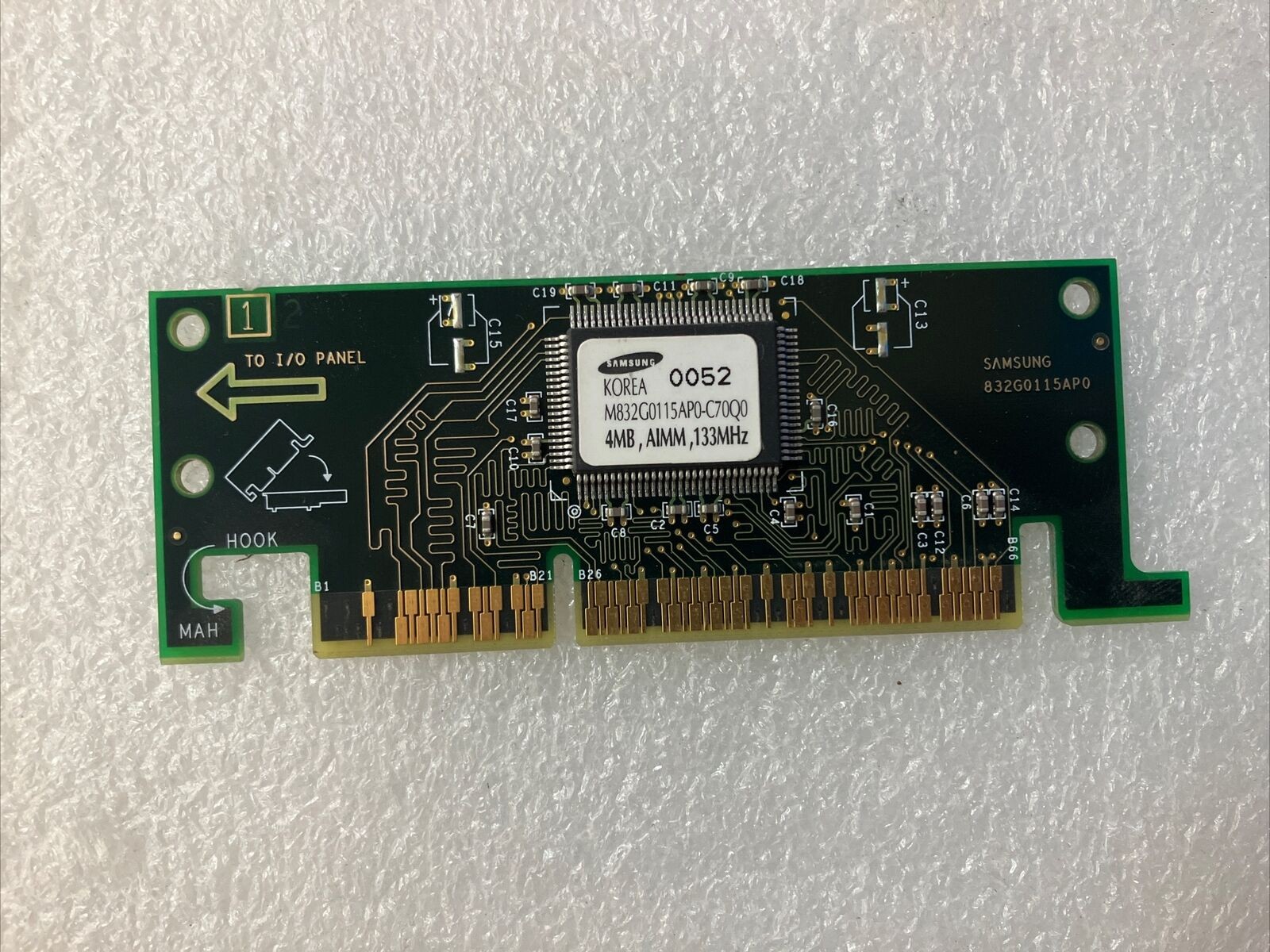 Vintage Rare Samsung M832G0115AP0-C70Q0 4MB 133MHZ AIMM AGP Memory ~
