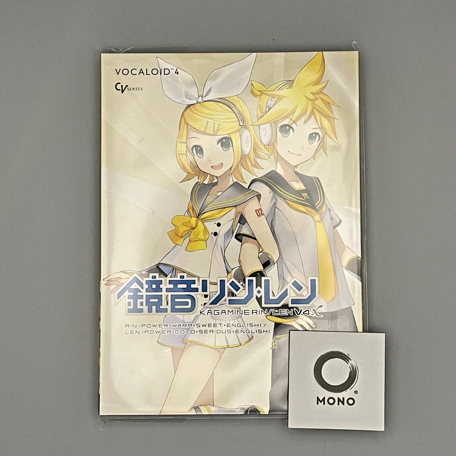 Vocaloid4 CRYPTON KAGAMINE RIN LEN V4X English Bundle DVD Software Japan New