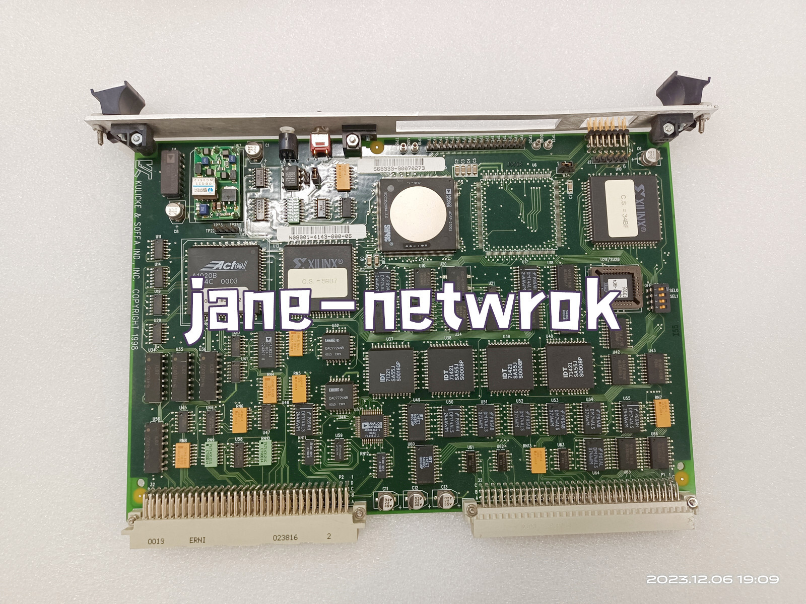 1PC 100% test SERVO CPU BOARD N08001-4143-000-06 via DHL or Fedex shipping