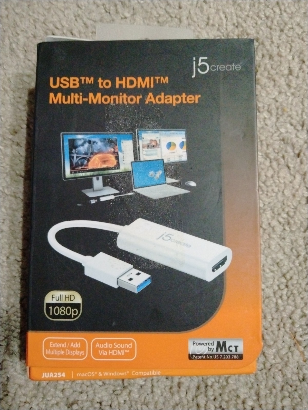 j5create JUA254 USB 2.0 to HDMI Display Multi-Monitor Adapter