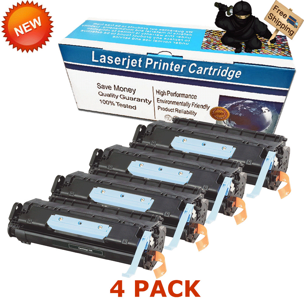 4pk 106 L106 Toner Cartridge For Canon Imageclass MF6530 MF6540 MF6531 MF6590