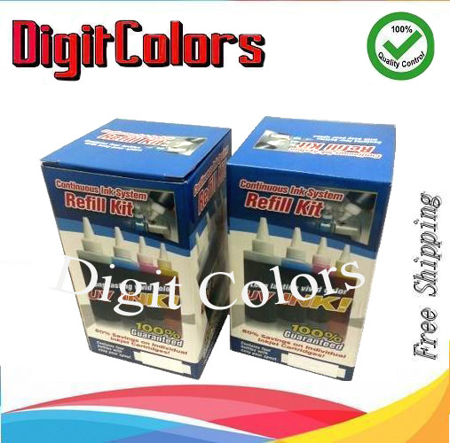 Digit Colors CIS Refill Ink (non-OEM)  for R2400 CIS With Photo Black 