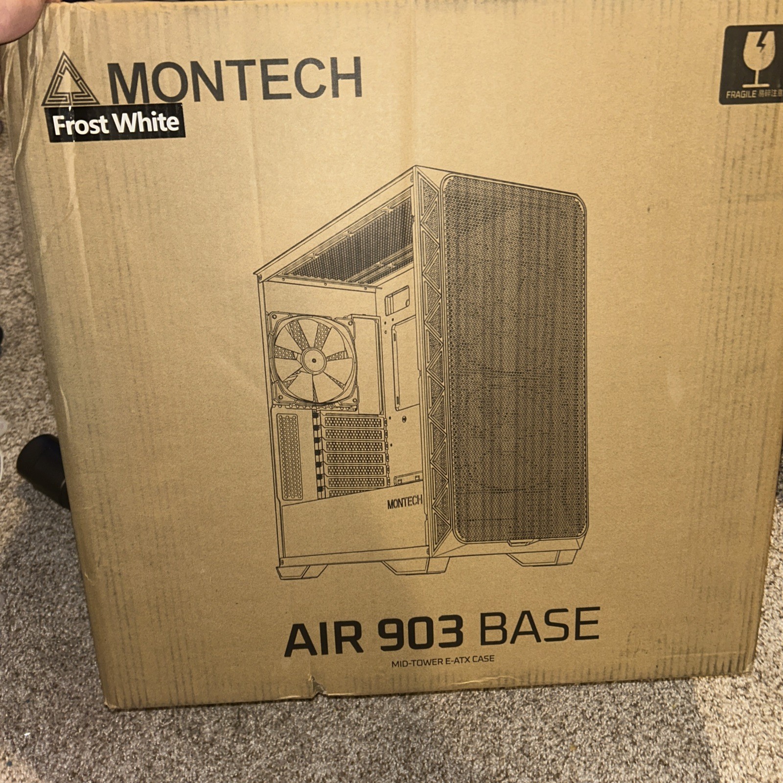 Montech Air 903 Max E-ATX Mid Tower Case White NEW NEVER OPENED BOX