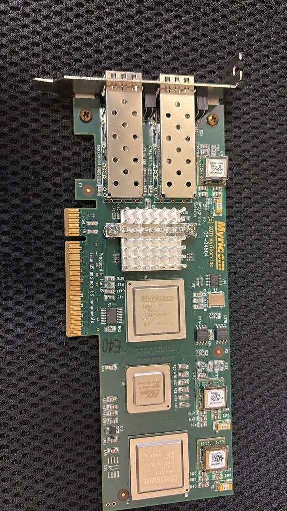 Myricom 10G-PCIE2-8C2-2S Dual Port 10GB SFP+ Network Adapter