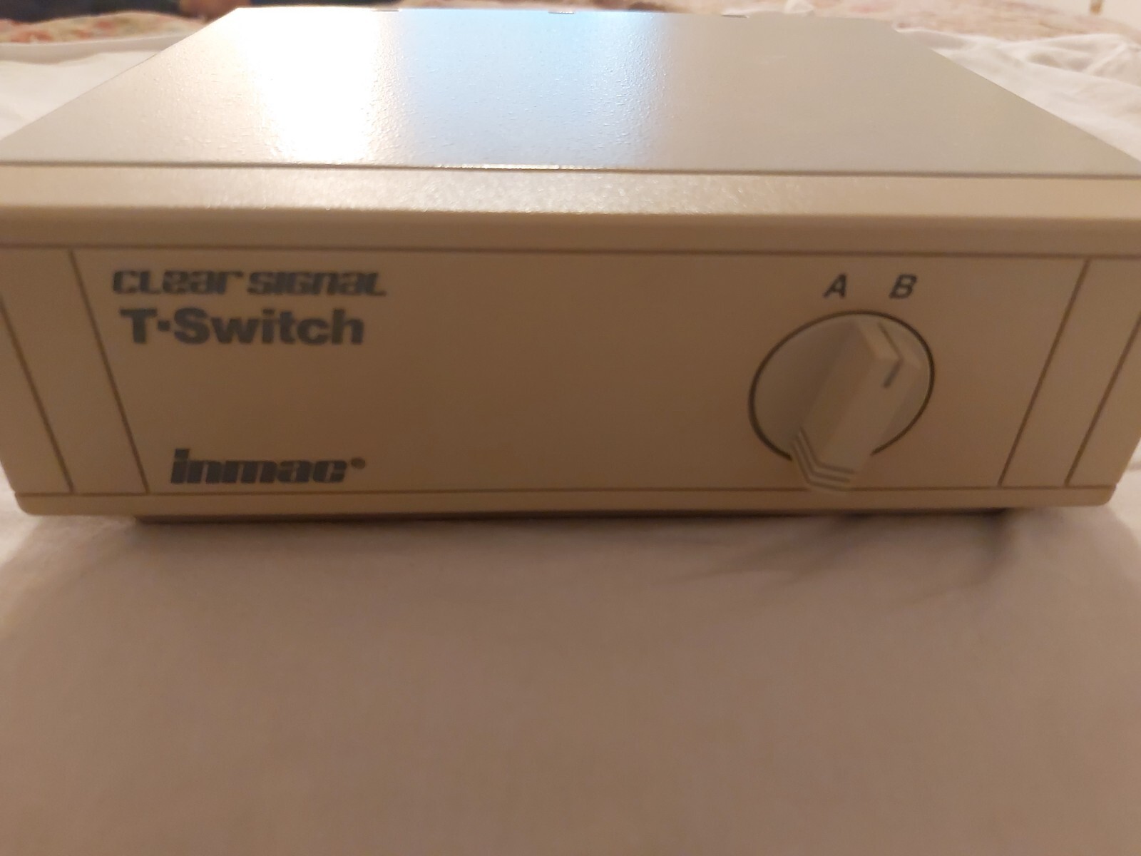 Vintage Inmac Clear Signal T-Switch A B Untested 