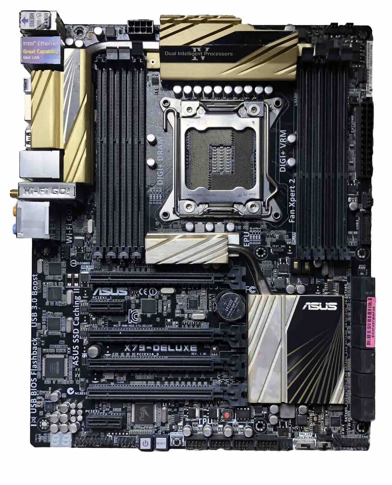 Asus X79-DELUXE ATX Intel Motherboard X79 LGA2011 DDR3 SATA2/3 WIFI Bluetooth