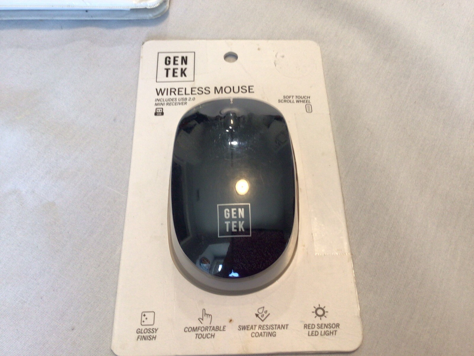 Gen Tek Wireless Black Mouse Usb 2.0 Mini Receiver # 72031