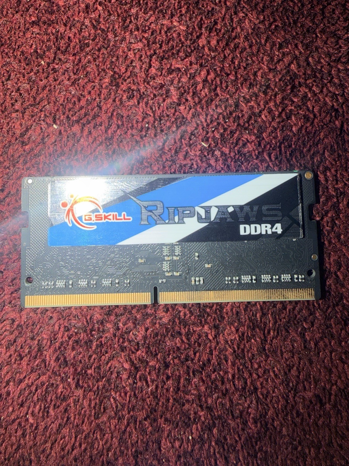G.Skill Ripjaws DDR4 SO-DIMM RAM 16gb (1x16gb) 3200MT Cl22-22-52 1.20v