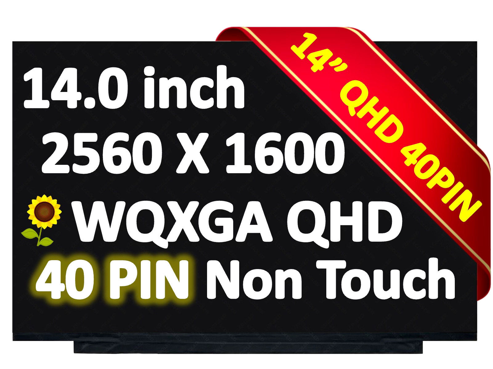 B140QAN06.S - LCD 14.0' WQXGA WV EDP 165HZ Display New