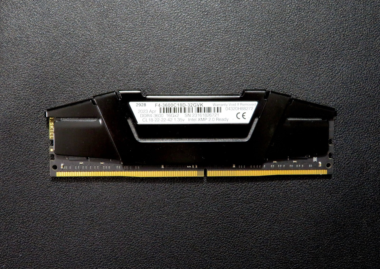 G.SKill Ripjaws 16GB (1x16GB) DDR4-3600 PC4-28800 DDR4 Memory