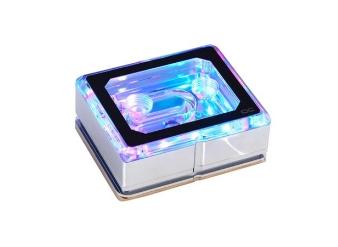 ALPHACOOL Eisblock XPX Aurora Pro ACRYLE CHROME  "EXPRESS SHIP"