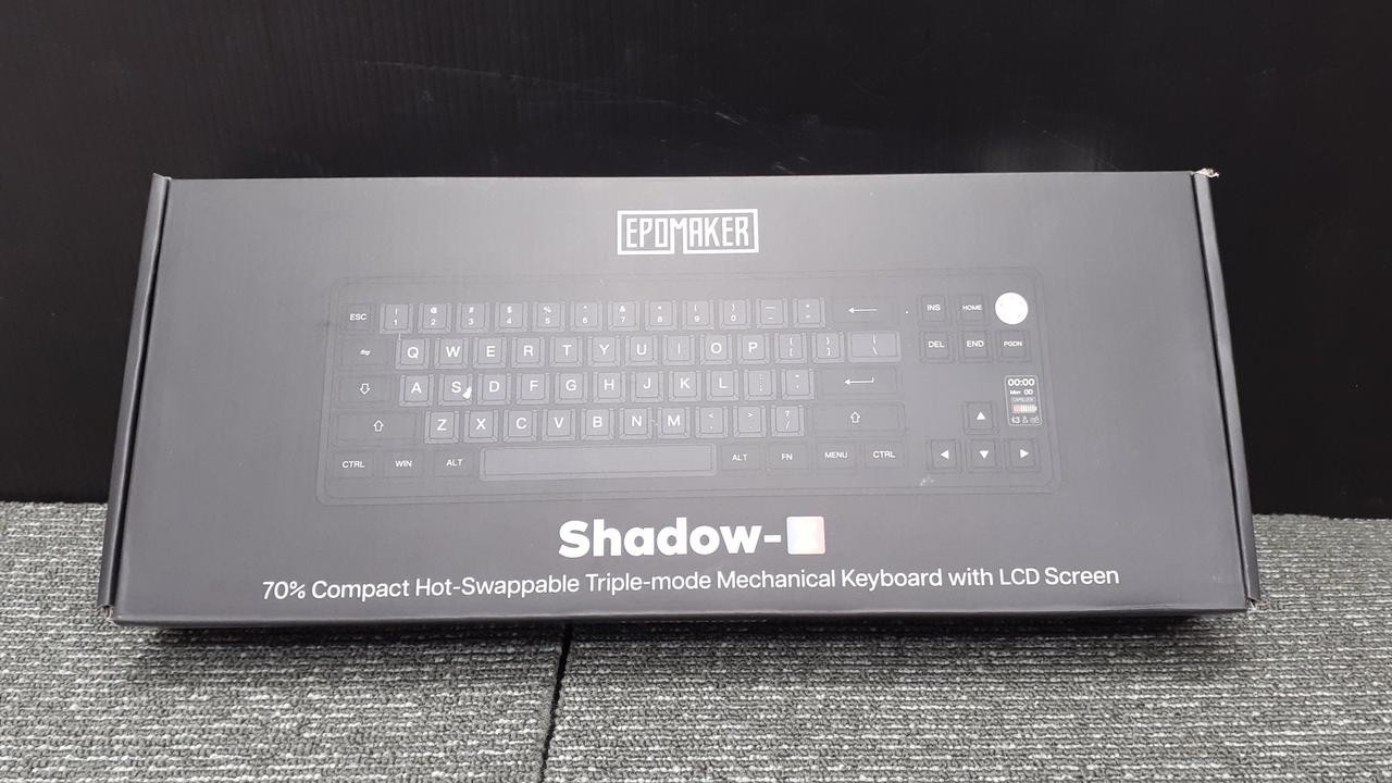 EPOMAKER Shadow-X Wireless Mechanical Gaming Keyboard LCD Screen Used