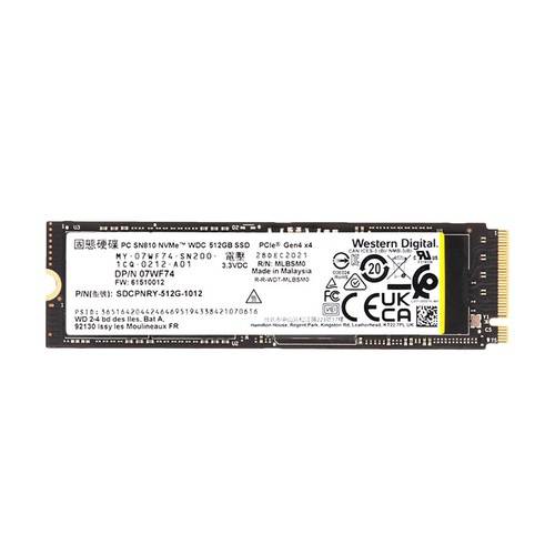 Dell (Western Digital SDCPNRY-512G-1012) TLC Solid State Drive - 512 GB - 7WF74