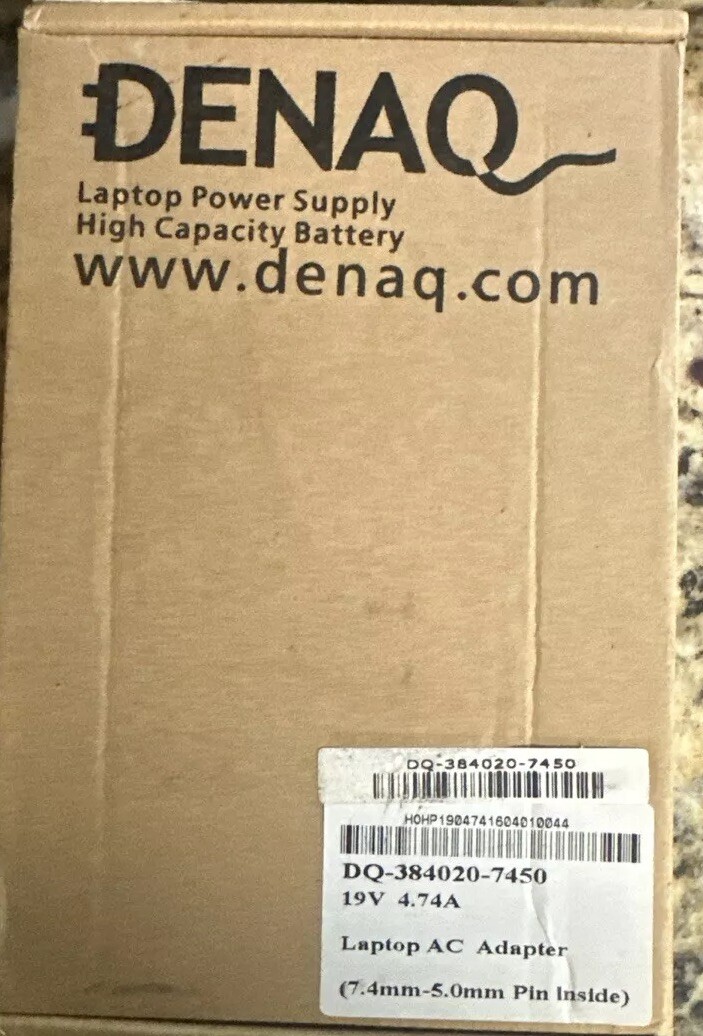 DENAQ-AC Power Adapter and Charger for Select HP Laptops and Tablets 384020-7450