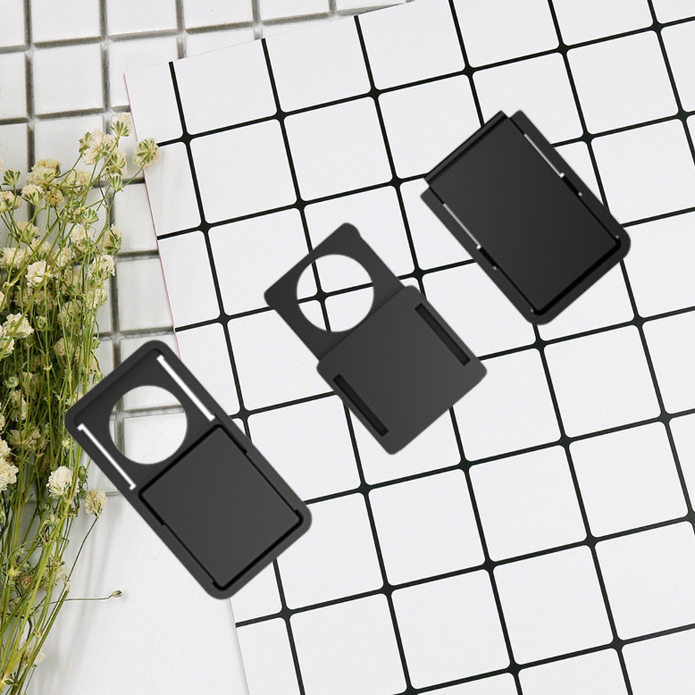 3 Pcs Plastic Webcam Cover Slider Shutter Privacy Protect Sticker for Phone
