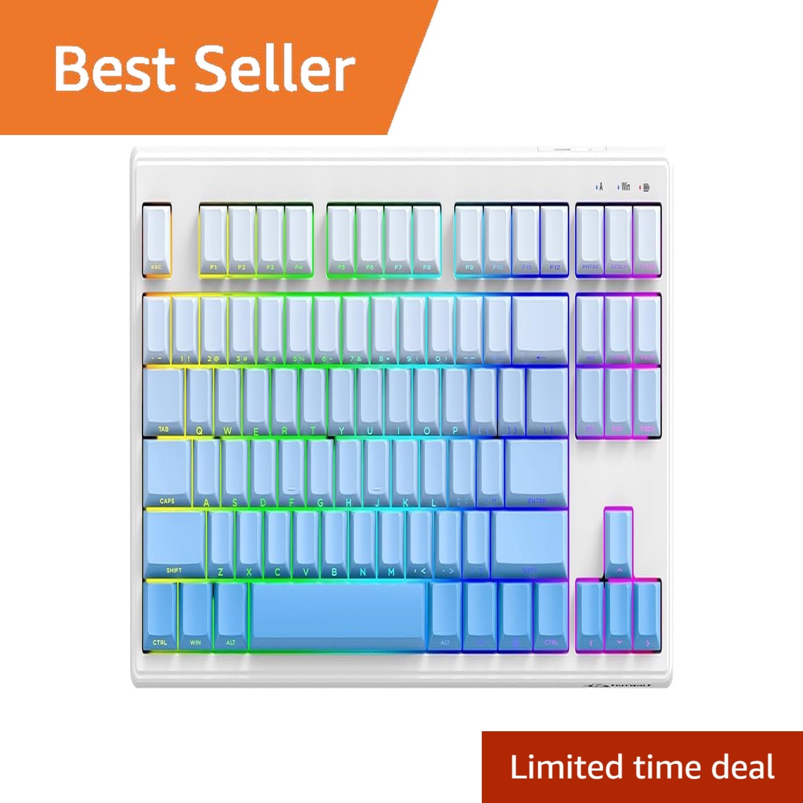 ZIYOU LANG M87V2 RGB TKL Keyboard Gradient Blue