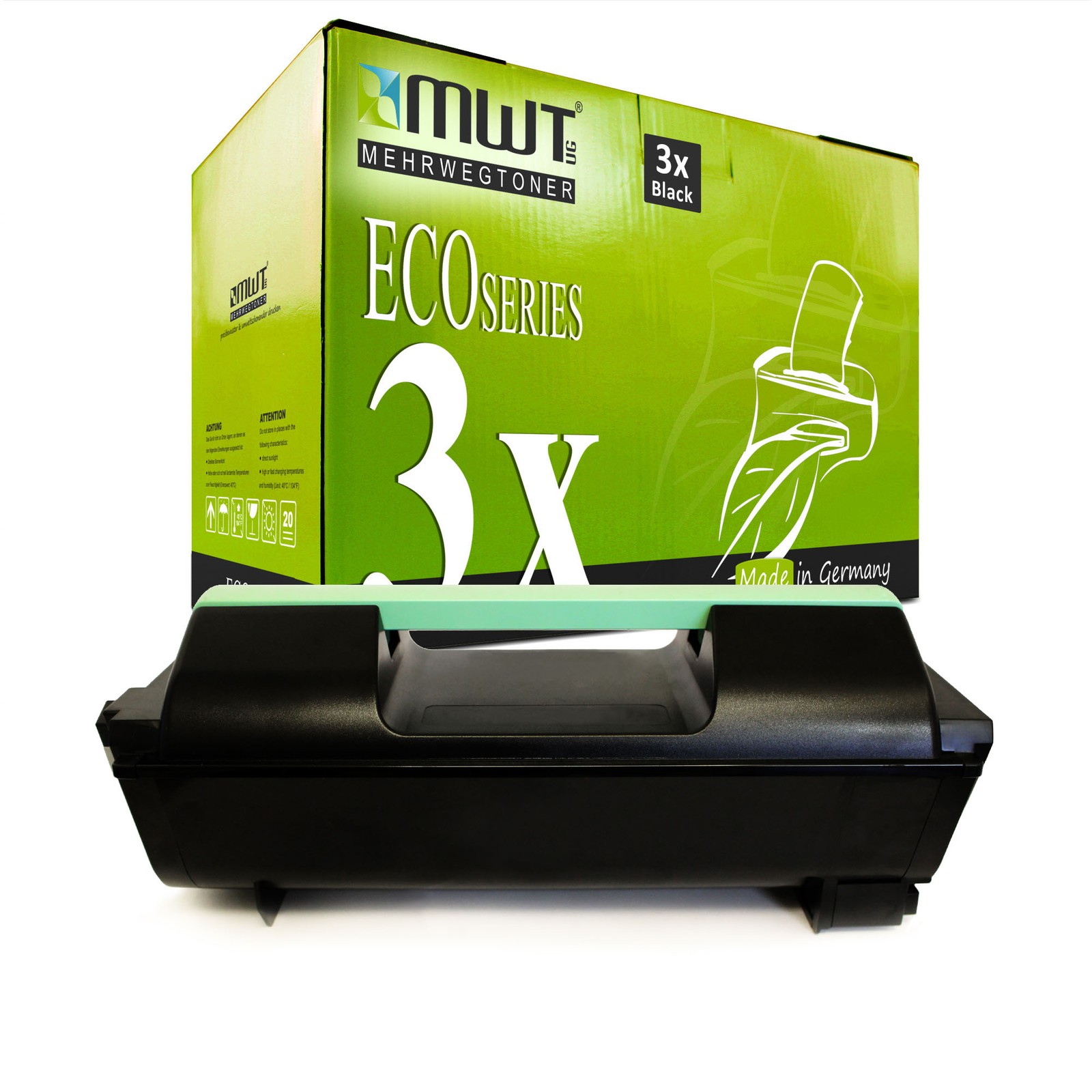 3x Eco Cartridge XXL for Samsung ML-6510-N ML-5510-ND