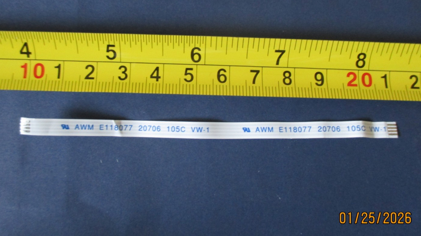4" inch 4 pins Flex Flat Ribbon Cable AWM E118077 20706 105C