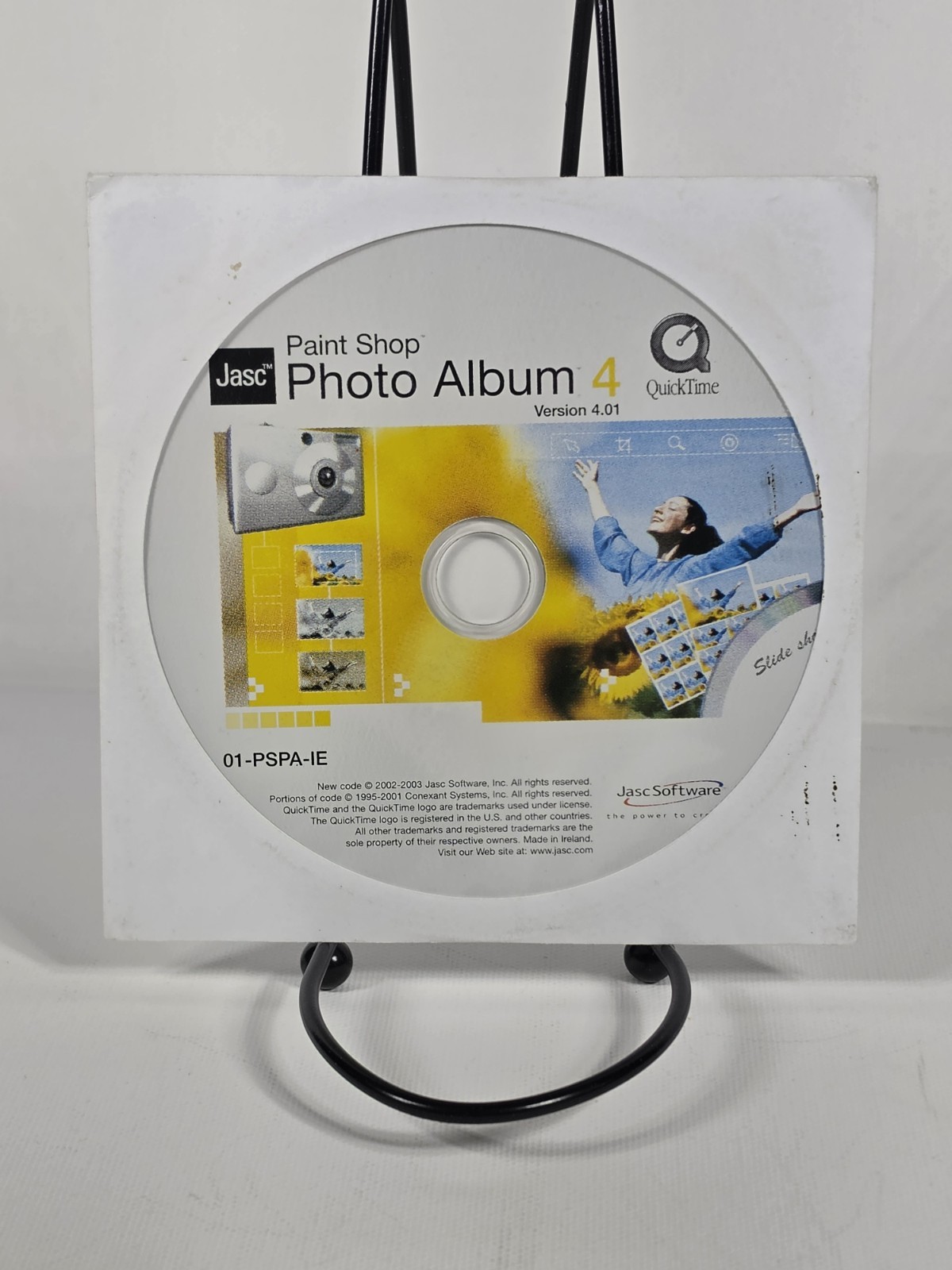Jasc Paint Shop Photo Album 4 Dell Picture Studio Software CD-ROM Disc