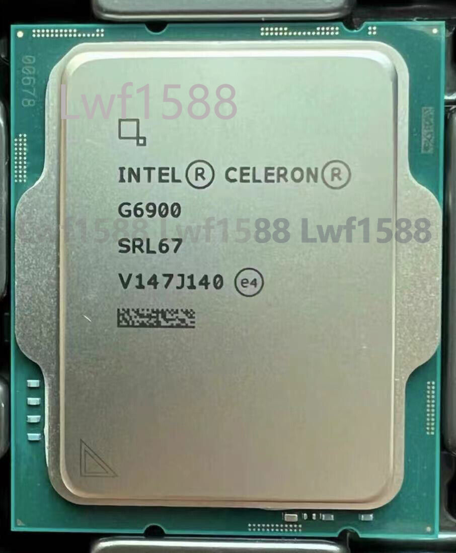 12th generation Intel Celeron g6900 3.4GHz dual-core 46w LGA 1700 CPU processor