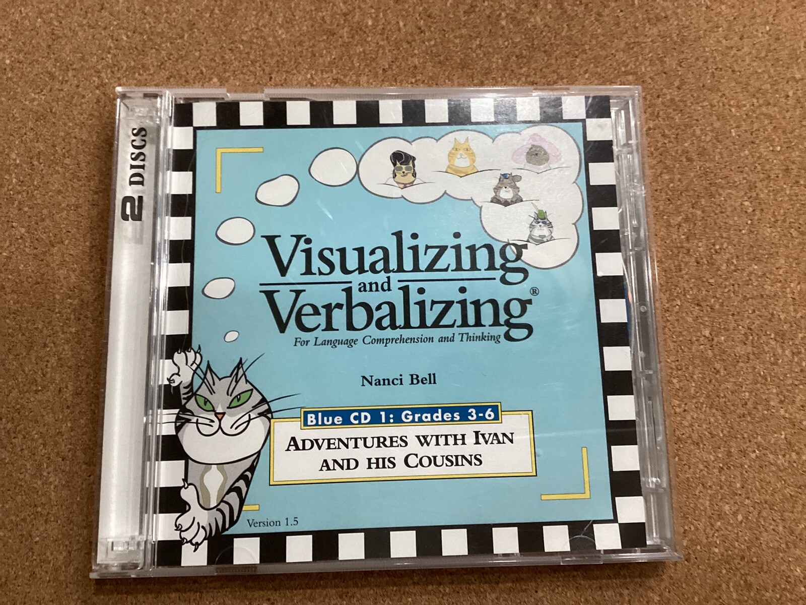 Visualizing And Verbalizing Blue CD Grades 3-6 Windows Mac 2-Disc Nanci Bell