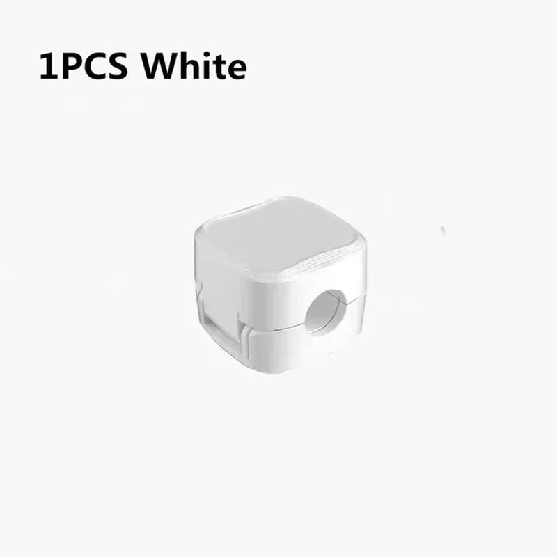 Magnetic Cable Clips 360° Rotating Wire Organizer Self Adhesive Under Desk