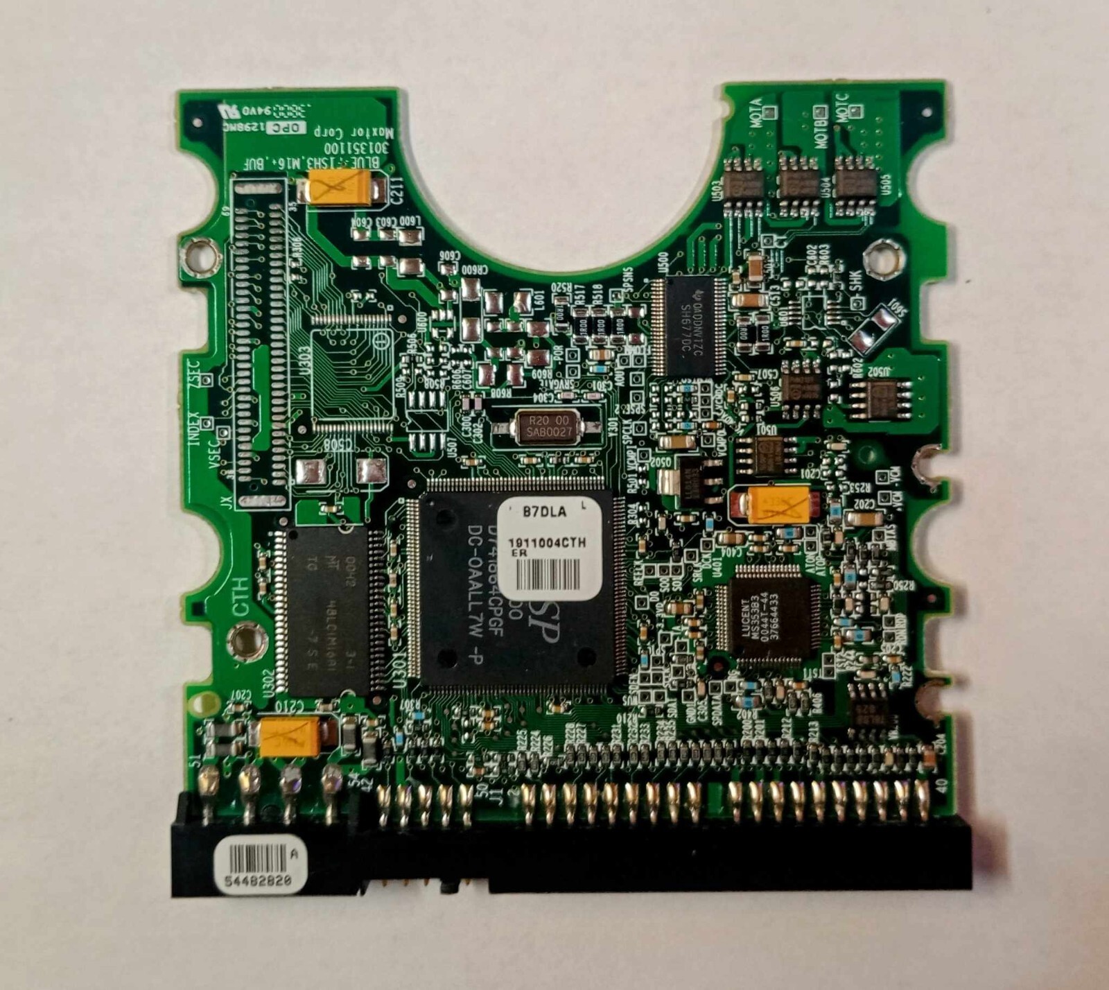 Maxtor Diamondmax VL40 34098H4 40GB PCB Plate BLUE-FISH 301364100 D741864CPGF