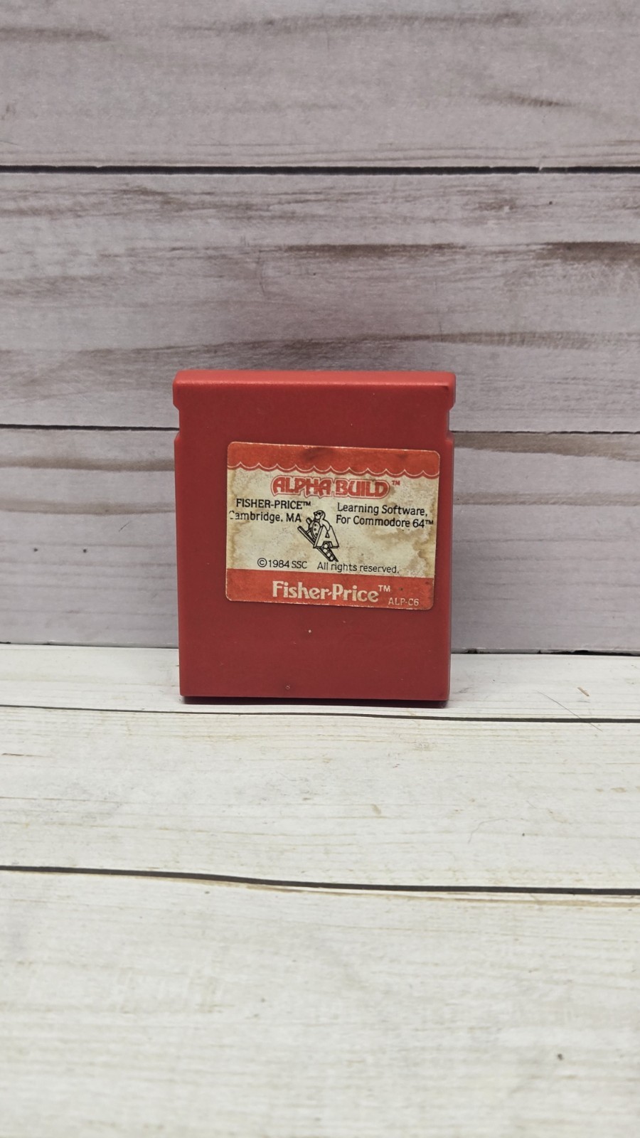 VTG Commodore 64 Alpha Build Fisher Price Computer Game Cartridge Tested