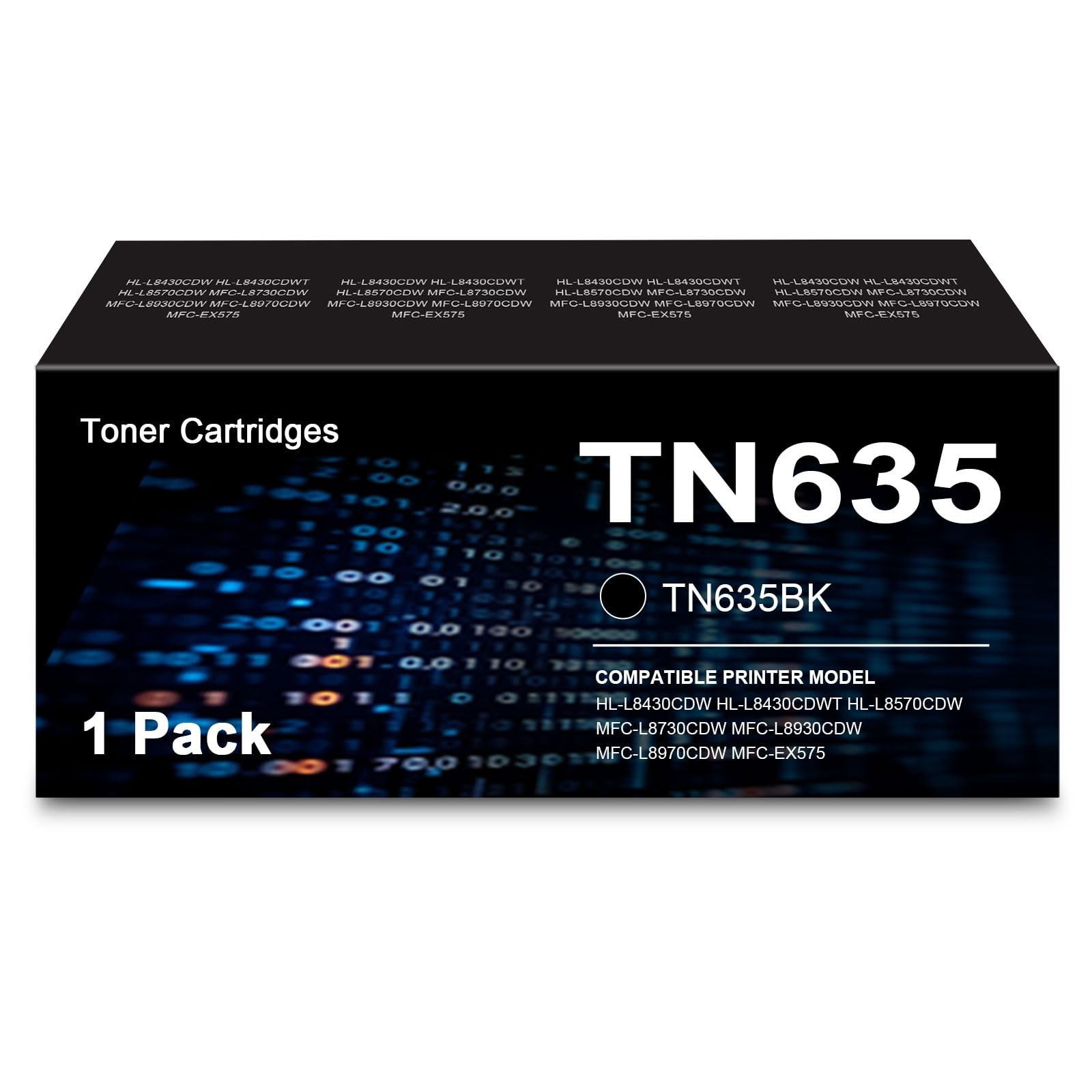 TN 635 Toner for Brother tn635 TN635-1BK, black cyan yellow magenta 