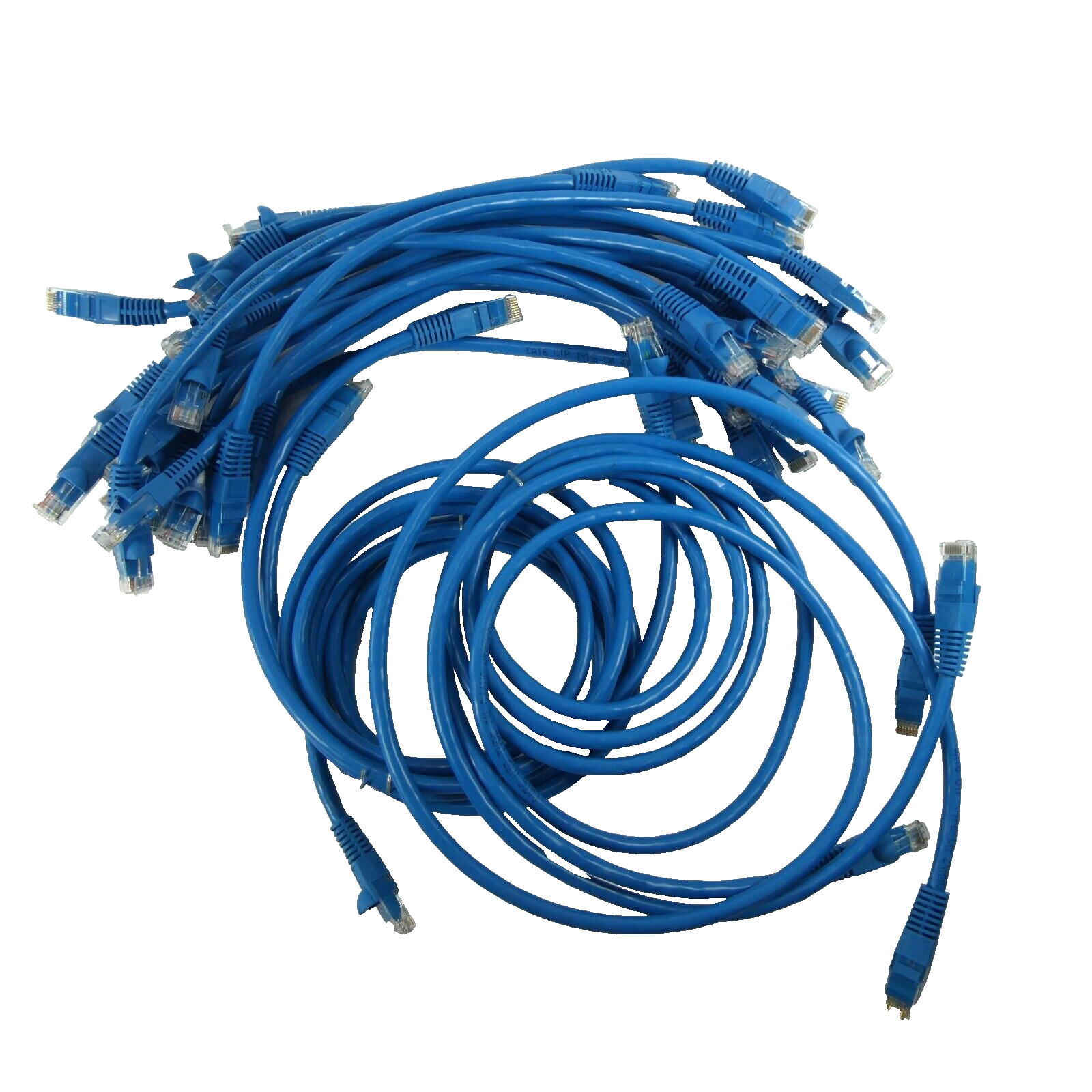 Lof of 22 Cat6 Ethernet Bulk Cable Network Internet Cord UTP 24AWG 18-12" 4-5'