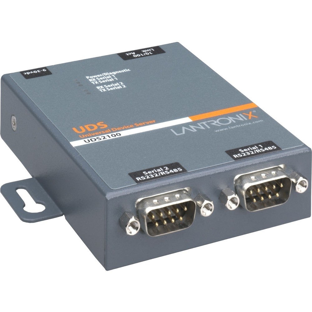 LANTRONIX UD2100001-01 Uds2100 2 Port Device Server Us Domestic Power Supply