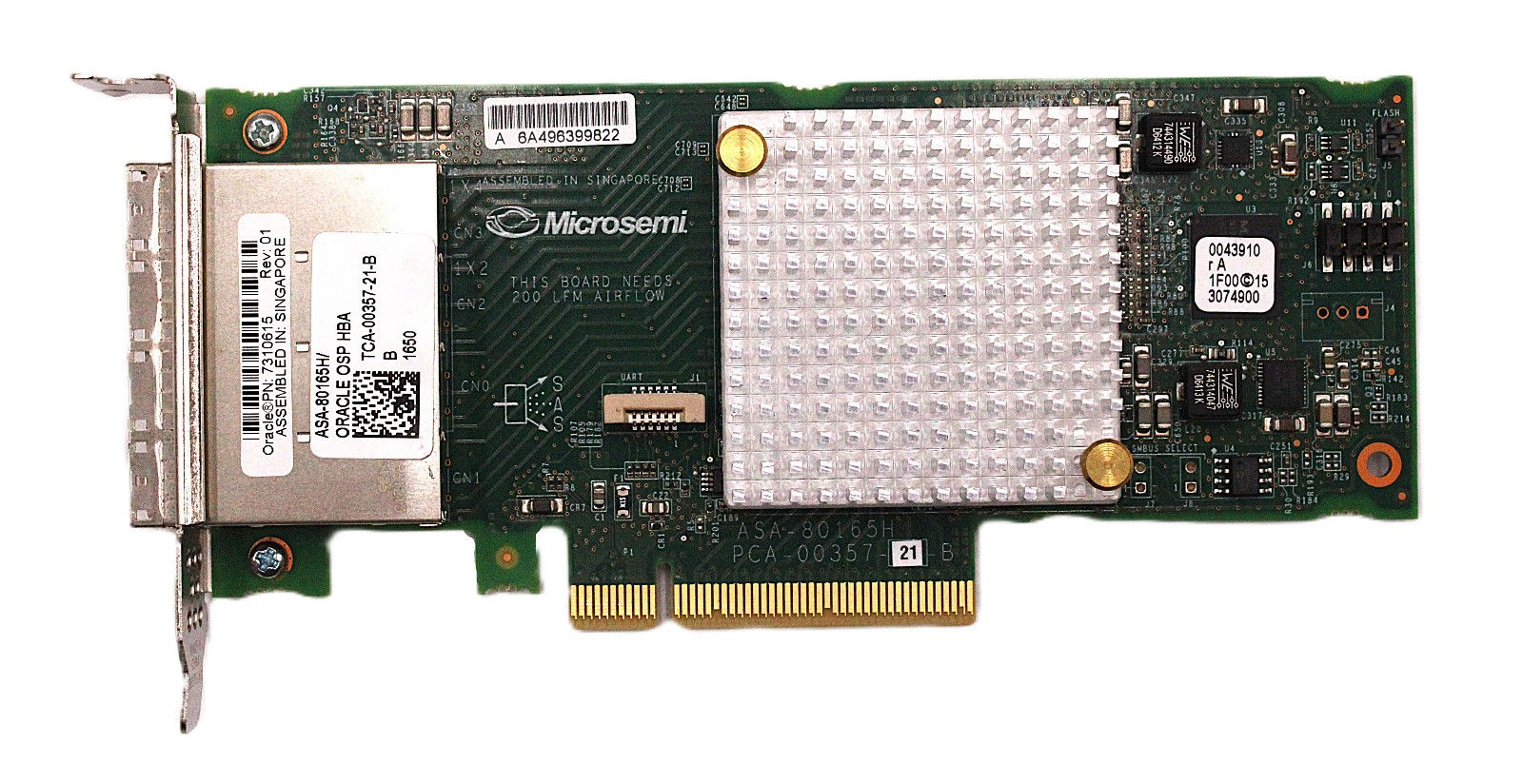 SUN Oracle | 16 Port 12Gbps SAS-3 PCIe HBA ASA-80165H |  7310615 | Low Profile