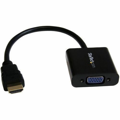 StarTech.com HDMI to VGA Adapter - 1080p - 1920 x 1080 - Black -  HD2VGAE2