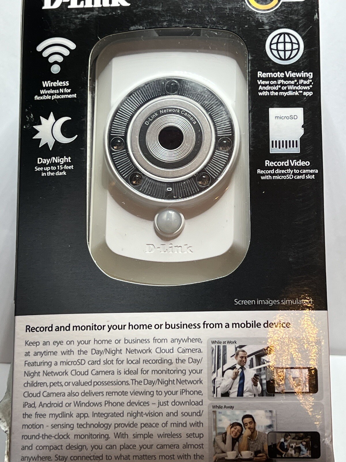 D-Link Record & Playback Wi-Fi Camera with Remote Viewing (DCS-942L) 