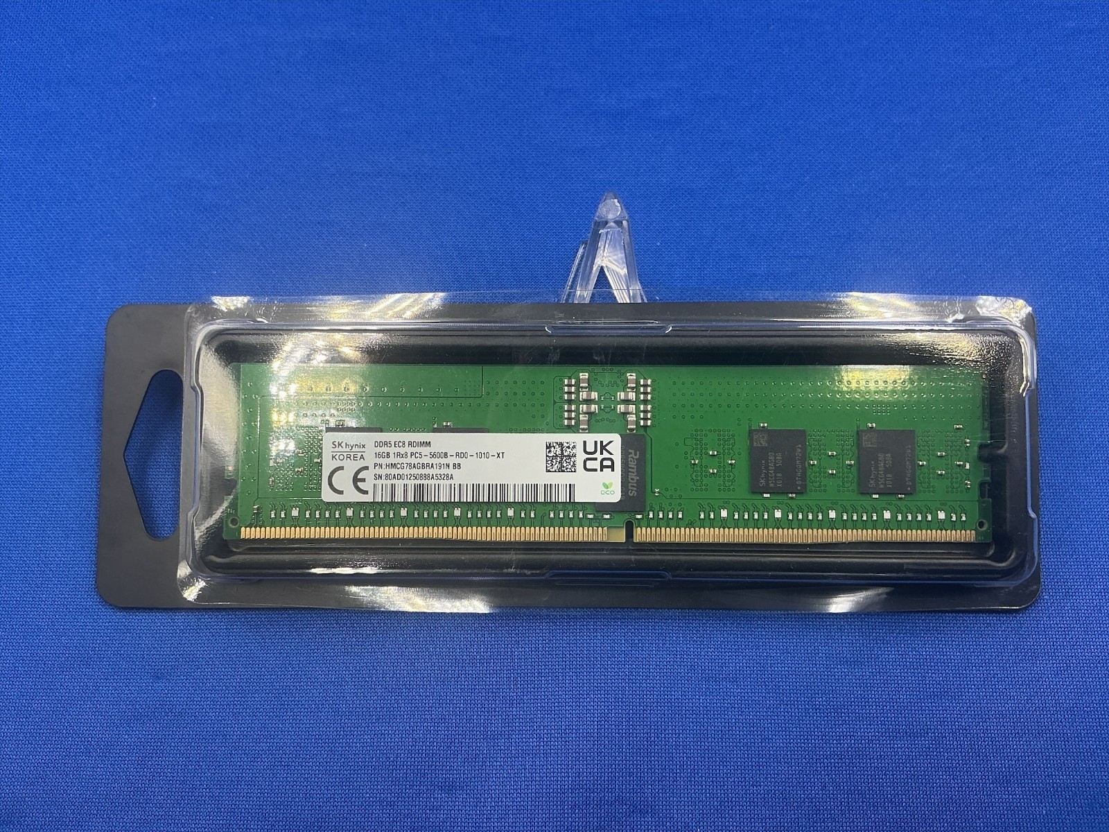 HMCG78AGBRA191N HYNIX 16GB (1x16GB) 1Rx8 PC5-5600B RDIMM MEMORY