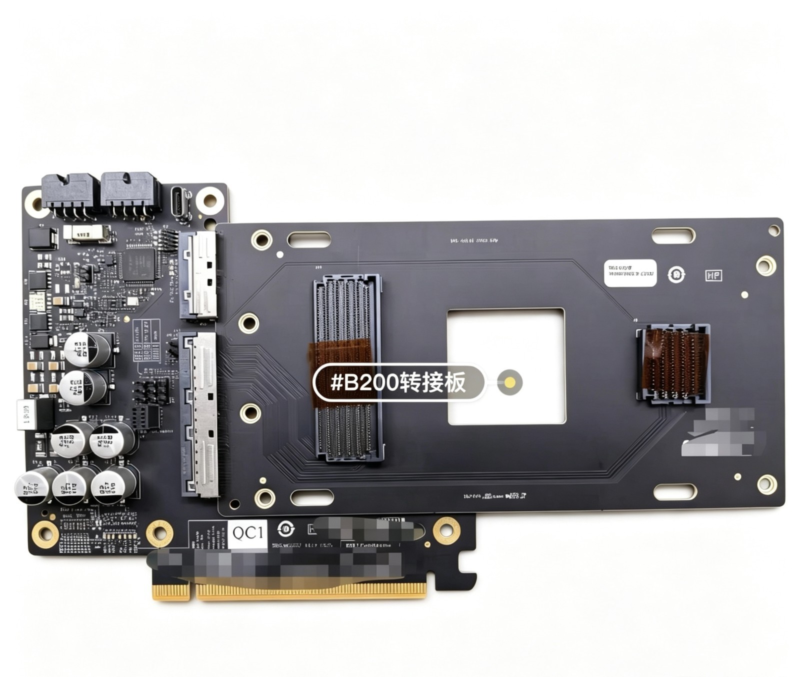 NVIDIA B200 SXM6 to PCIe x16 Adapter Board GPU Carrier Card AI Accelerator