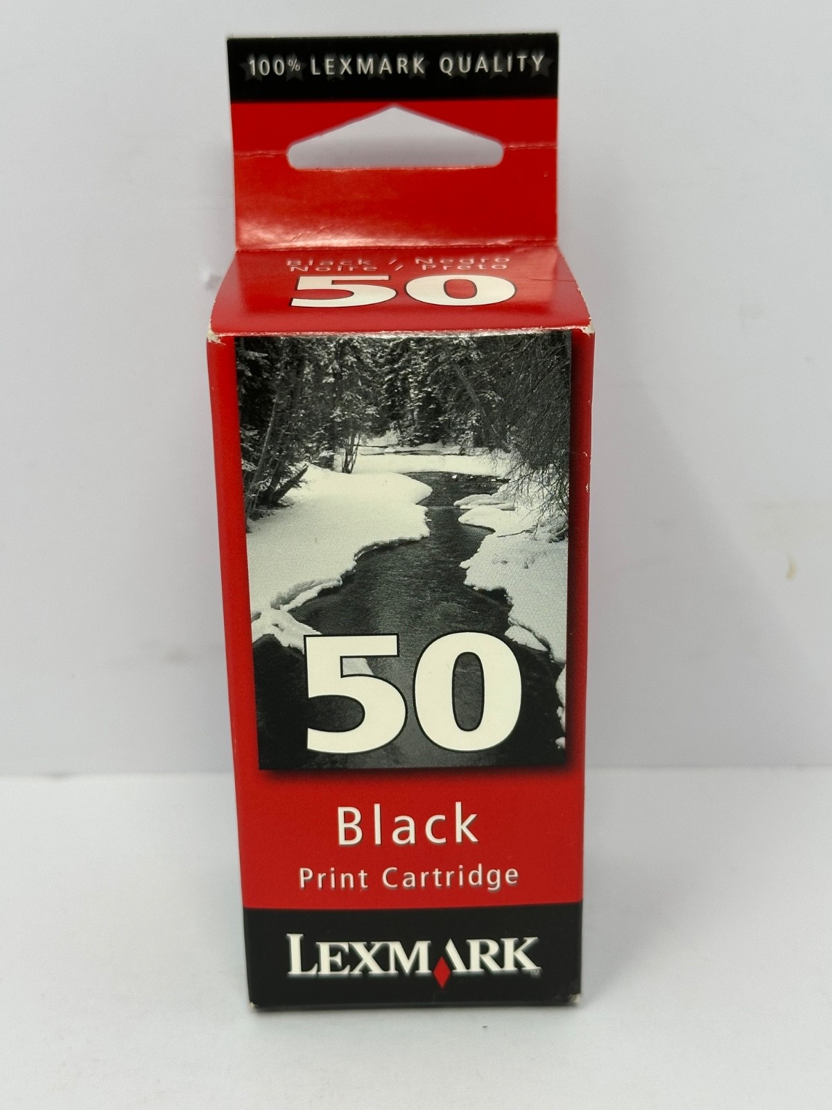 Lexmark 50 Black Ink Cartridge 17G0050 Genuine OEM New Sealed Foil Pouch Z705