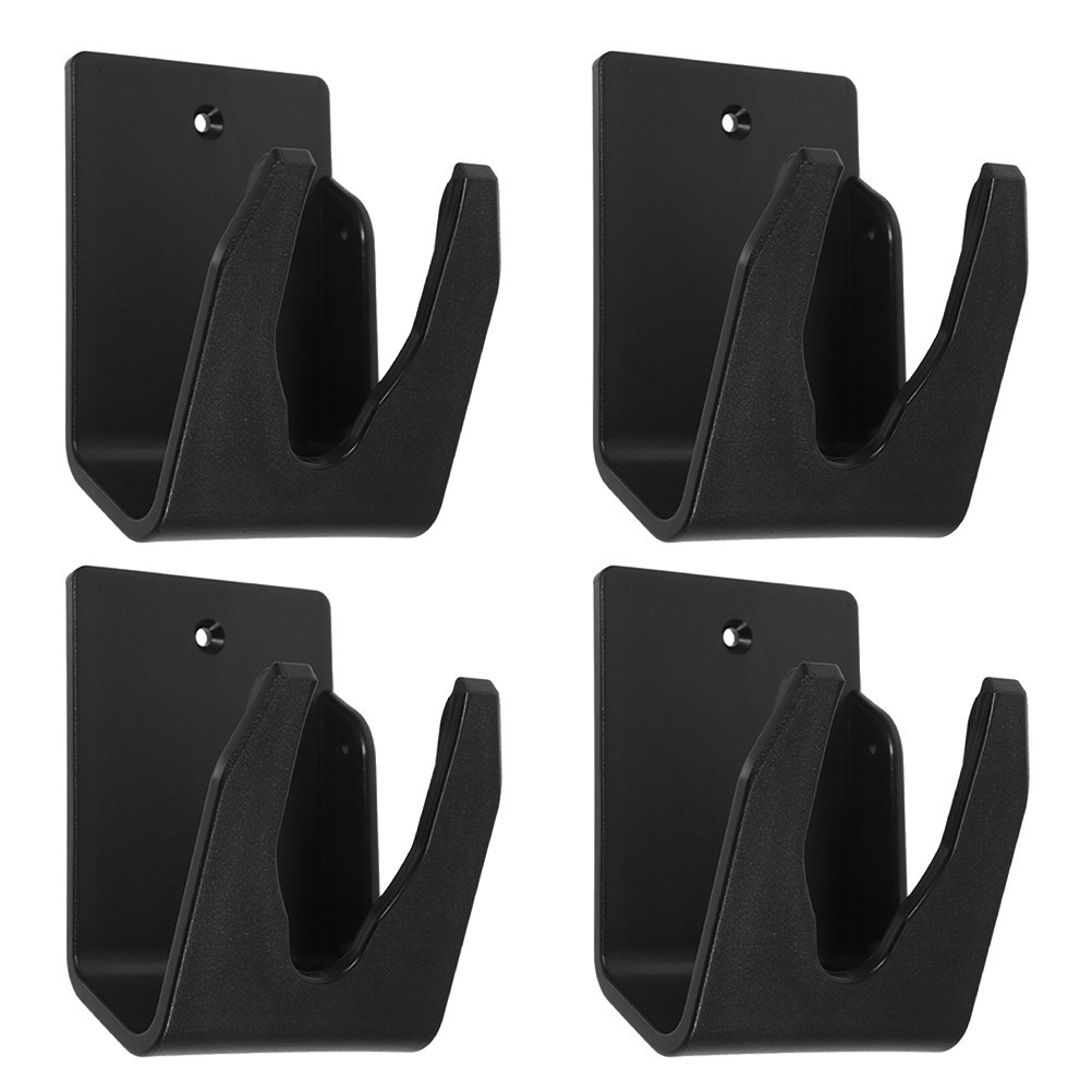 Reusable Wall Mount Holder for Barcode Scanner Universal Black Plastic Bracket