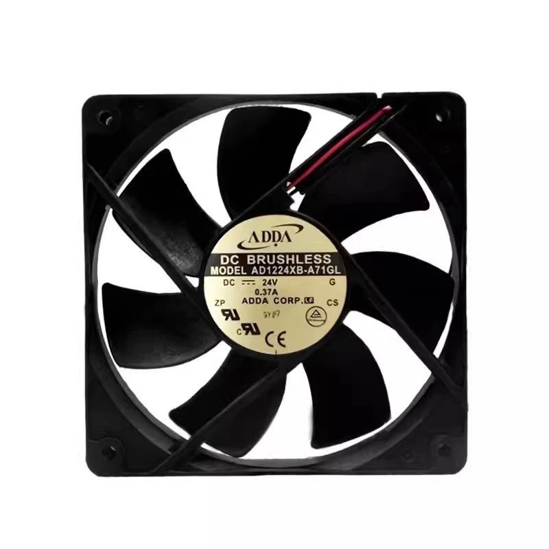 1pcs For ADDA 12025 AD1224XB-A71GL 24V 0.37A 120*120*25mm Inverter Cooling Fan