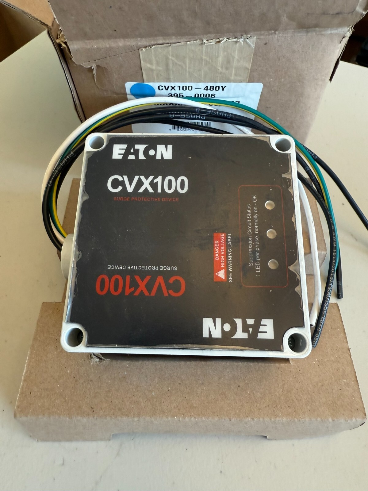 EATON CVX100-480Y Surge Protection Device 395-0006 NEW Sealed