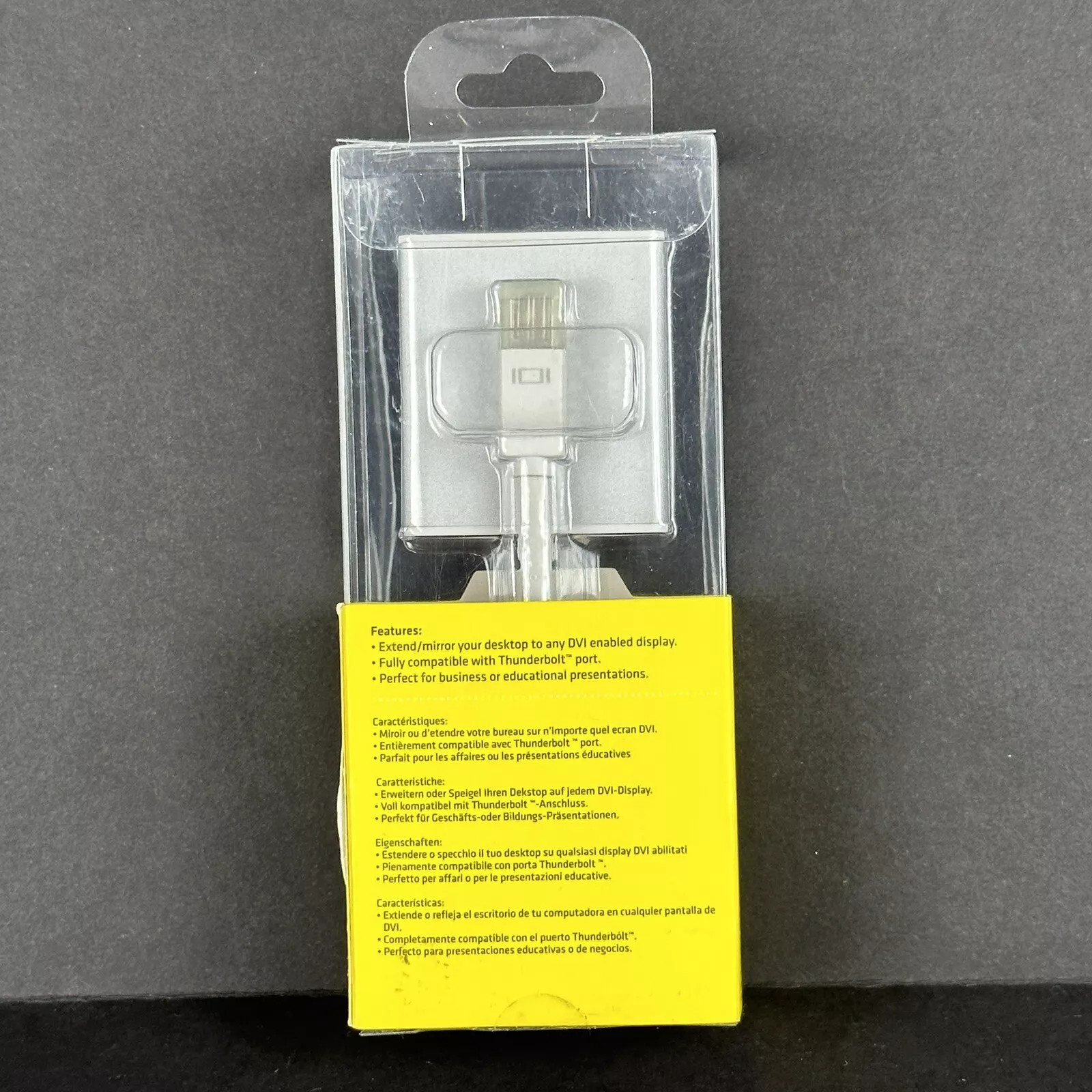 WHITE - KANEX CABLE MINI DISPLAYPORT TO DVI ADAPTER DISPLAY PORT DP FOR MACBOOK