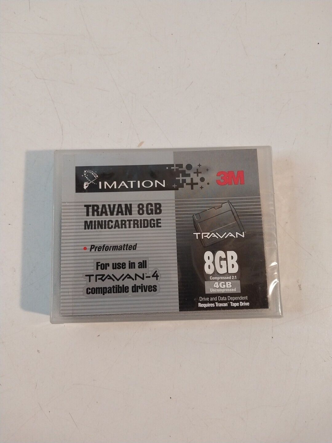 Imation 3M Travan Preformatted Minicartridge 8GB Compressed Travan-4 Tape Drive