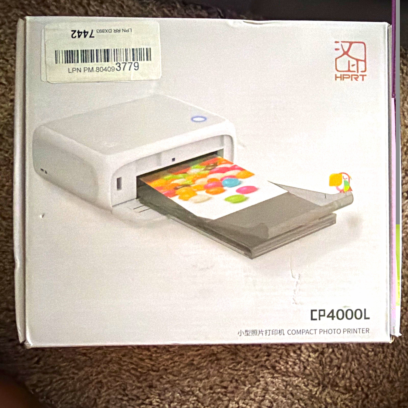 HPRT CP4000L Wireless Portable Dye-Sub Photo Printer 6x4 300x300 DPI