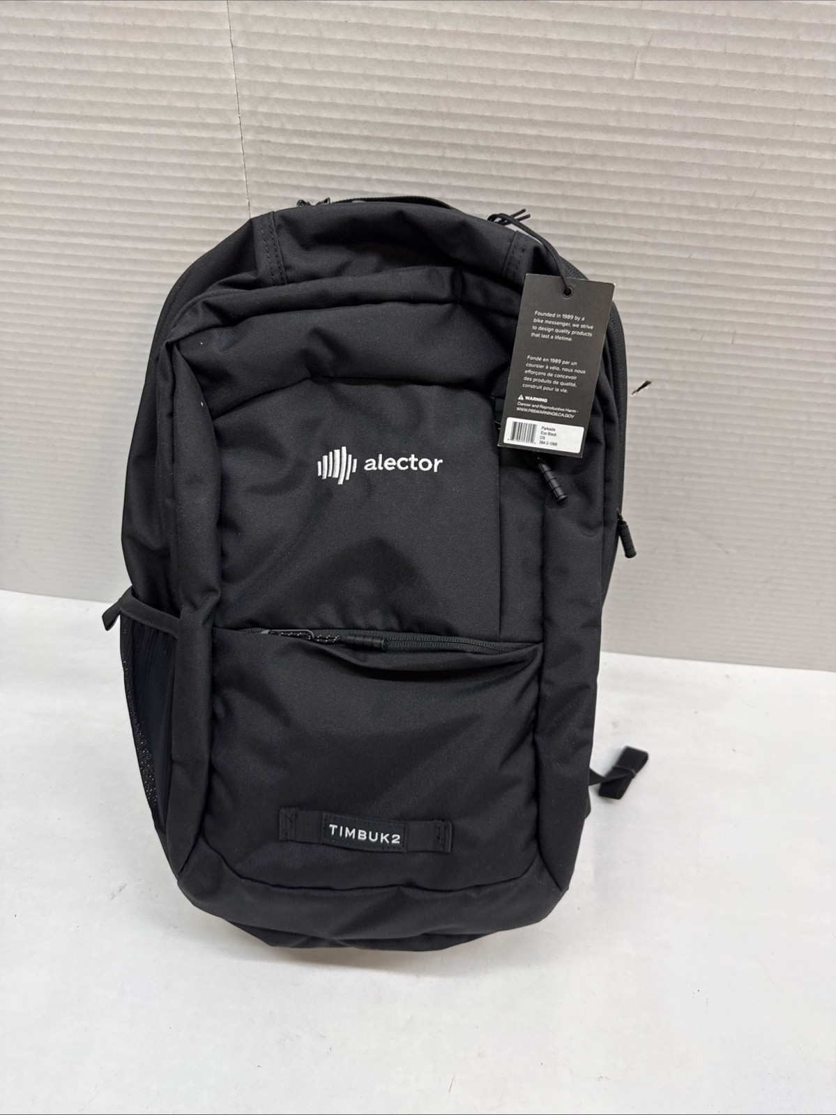 Timbuk2 Parkside Laptop Backpack 2.0, Eco Black With Logo